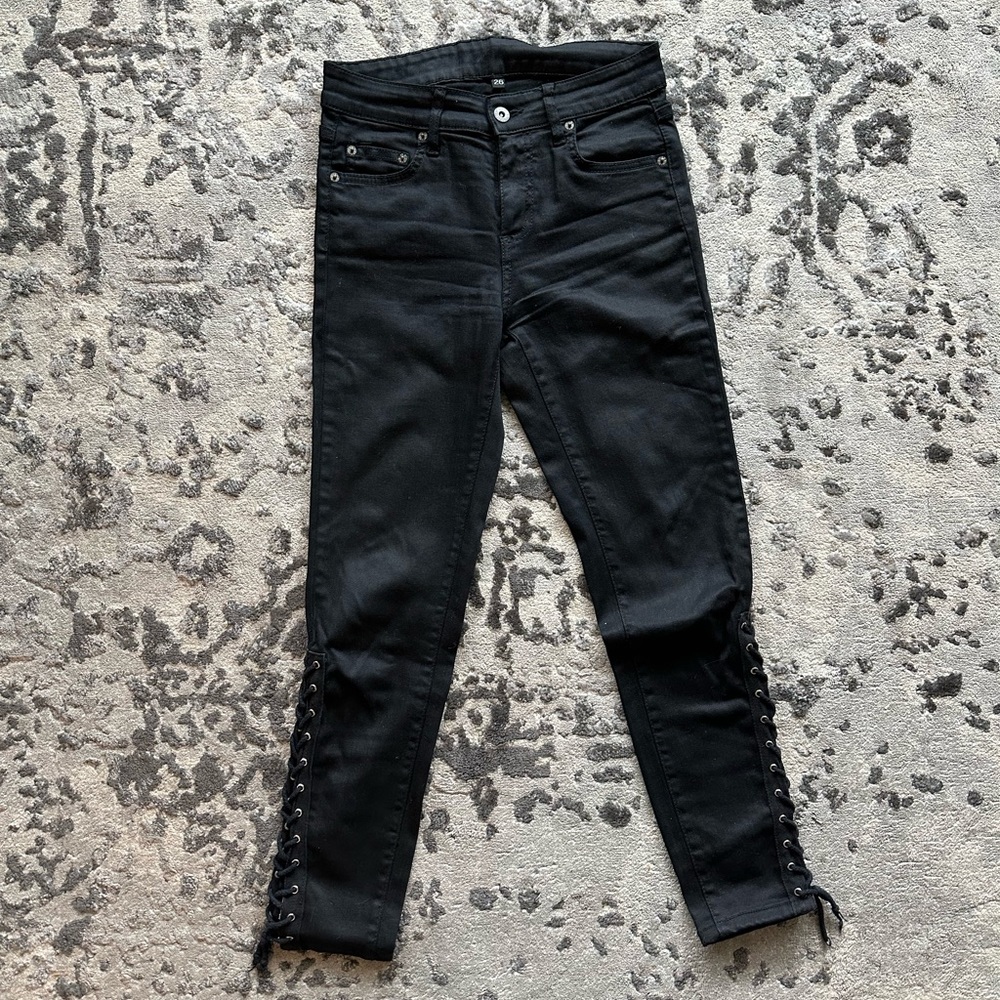 Carmar Lace Up Jeans 26